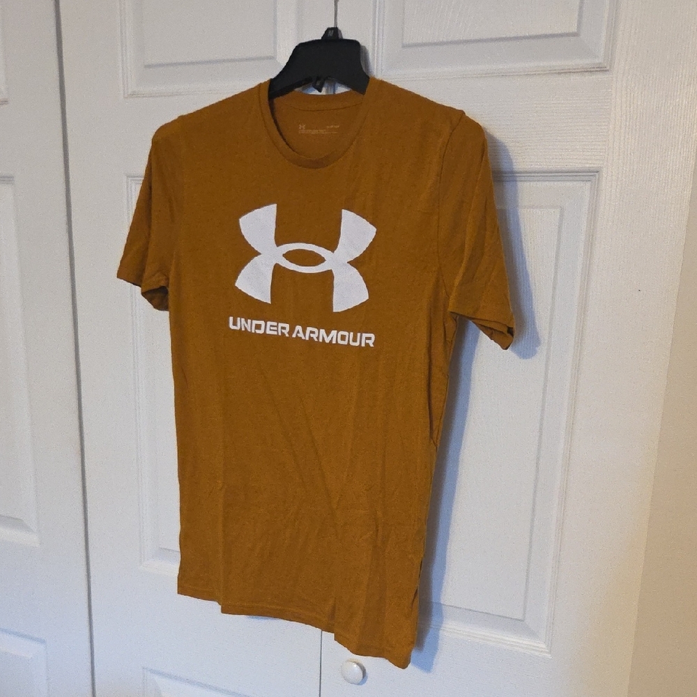 Under Armour Men's Mustard Short Sleeve Tee